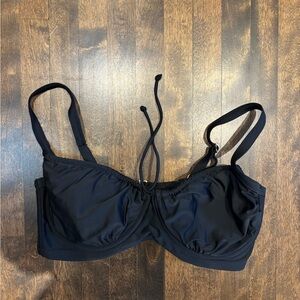 XHILARATION  black bikini top